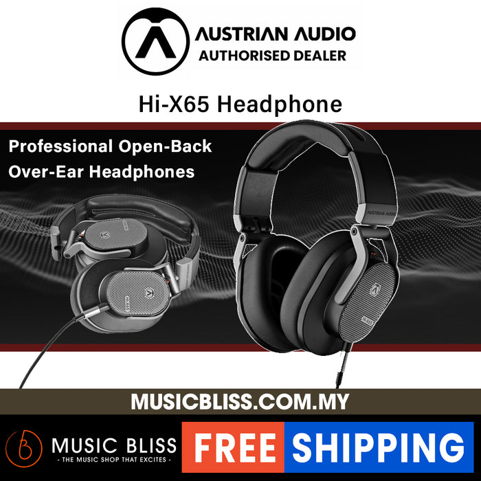 Austrian Audio Hi-X65 Professional Open-Back Over-Ear Headphones - Music Bliss Malaysia