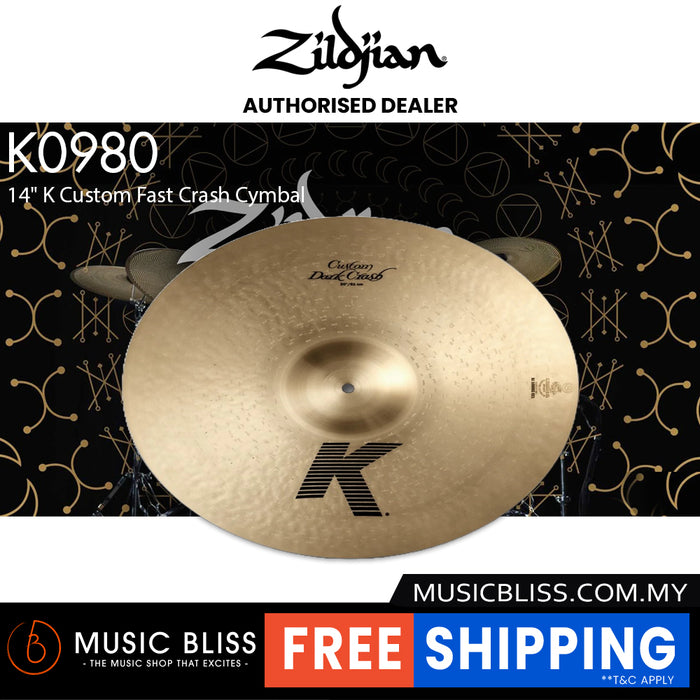 Zildjian 14" K Custom Fast Crash Cymbal