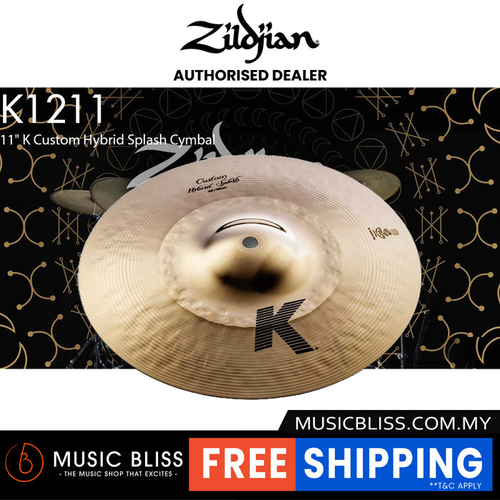 Zildjian 11" K Custom Hybrid Splash Cymbal