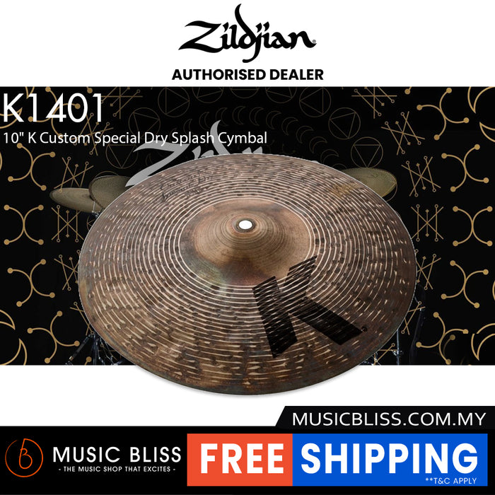 Zildjian 10" K Custom Special Dry Splash Cymbal