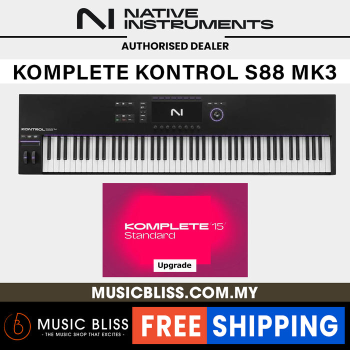 Native Instruments Komplete Kontrol S88 MK3 88-key Midi Controller