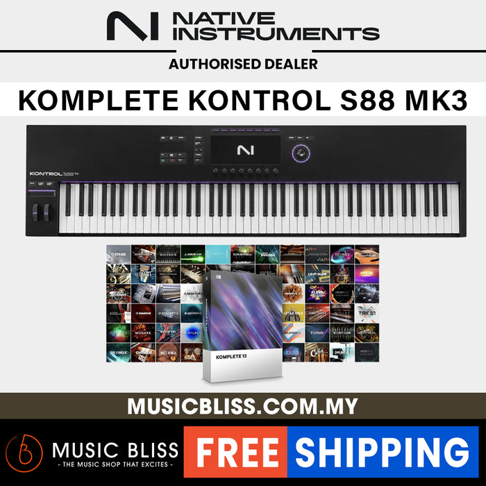 Native Instruments Komplete Kontrol S88 MK3 88-key Midi Controller