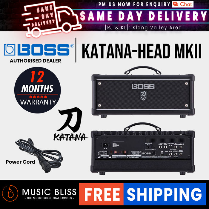 Boss Katana Head MkII - 100-watt Guitar Amp Head | Music