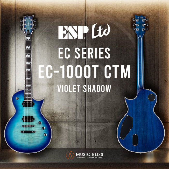 ESP LTD EC-1000T CTM Electric Guitar - Violet Shadow