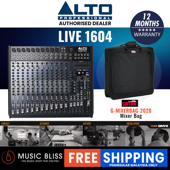 Alto LIVE 1604 Professional 16-Channel 4-Bus Mixer