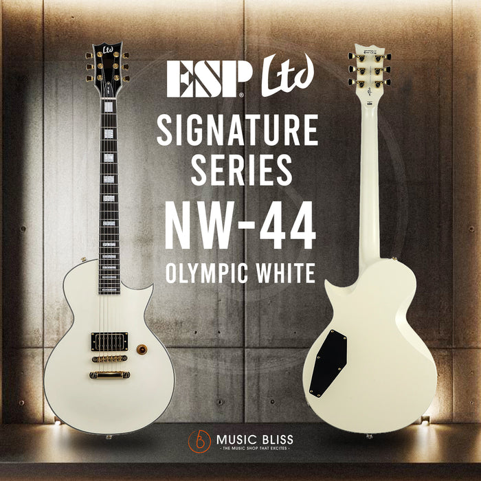 ESP LTD NW-44 Signature Series Neil Westfall Electric Guitar - Olympic White