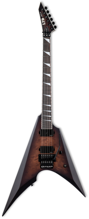 ESP LTD Arrow-1000 Electric Guitar - Dark Brown Sunburst Satin - Music Bliss Malaysia