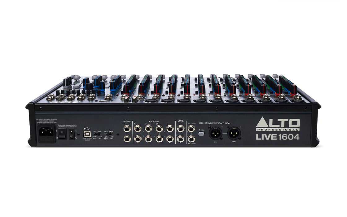 Alto LIVE 1604 Professional 16-Channel 4-Bus Mixer - Music Bliss Malaysia