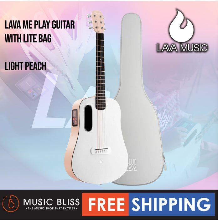 Lava ME Play Guitar with Lite Bag - Light Peach - Music Bliss Malaysia