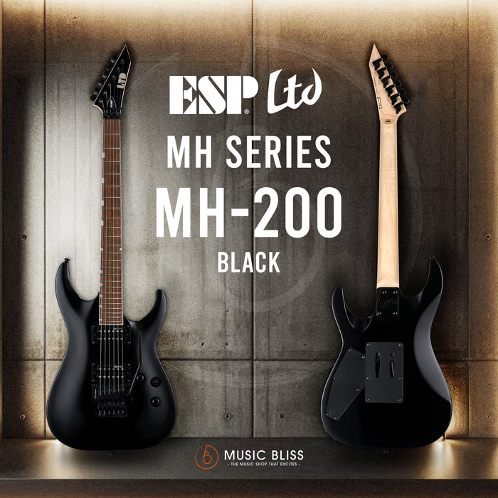 ESP LTD MH-200 Electric Guitar - Black