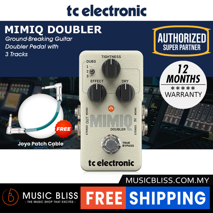 TC Electronic Mimiq Doubler Guitar Effects Pedal - Music Bliss Malaysia