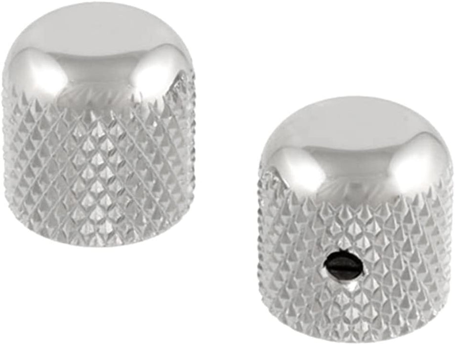 ALLPARTS MK-0110-010 Metal Dome Knobs - Chrome (Pack of 2) - Music Bliss Malaysia