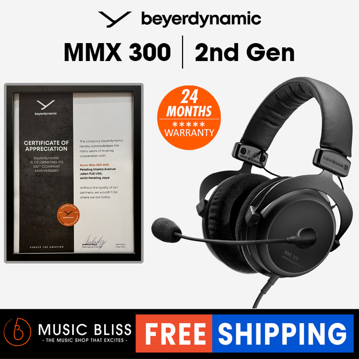 Beyerdynamic MMX 300 2nd Generation Premium Gaming Closed Back Stereo Headset