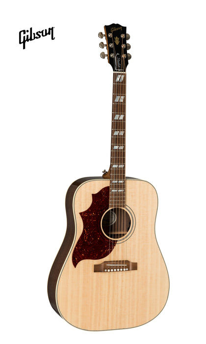 GIBSON HUMMINGBIRD STUDIO WALNUT LEFT-HANDED ACOUSTIC-ELECTRIC GUITAR - NATURAL - Music Bliss Malaysia