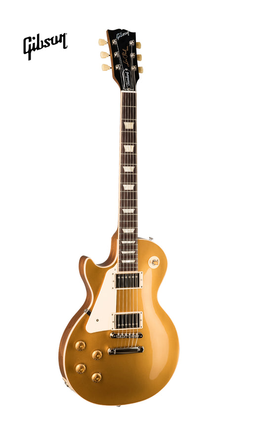 GIBSON LES PAUL STANDARD 50S LEFT-HANDED ELECTRIC GUITAR - GOLD TOP - Music Bliss Malaysia