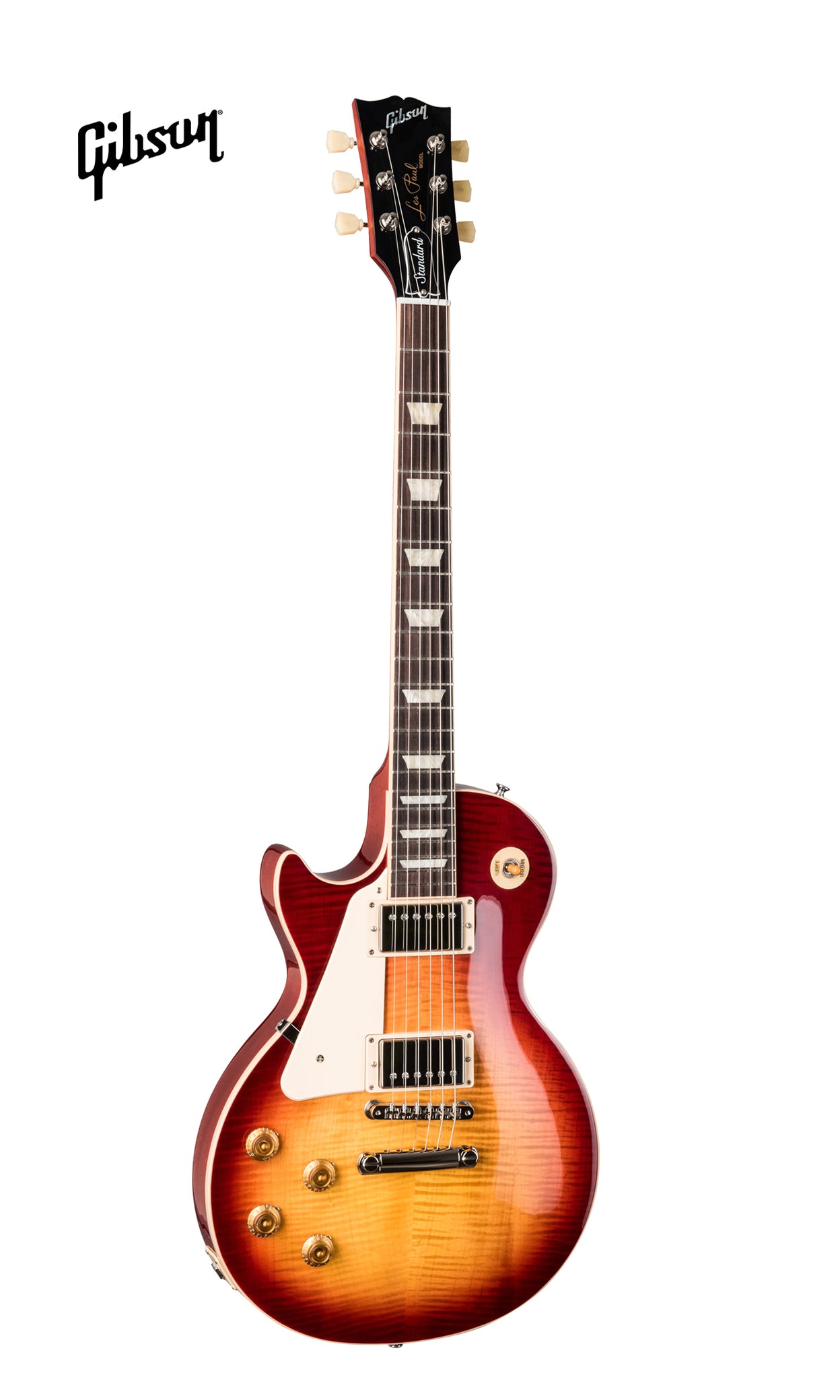 Gibson Les Paul Standard 50s Left Handed Electric Guitar Heritage Cherry Sunburst Music 0544