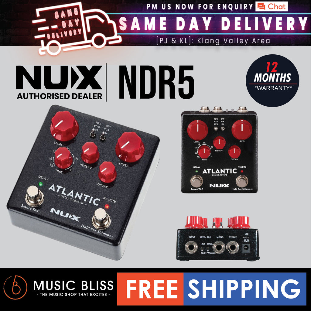 NUX Atlantic delay reverb NDR-5 - 器材