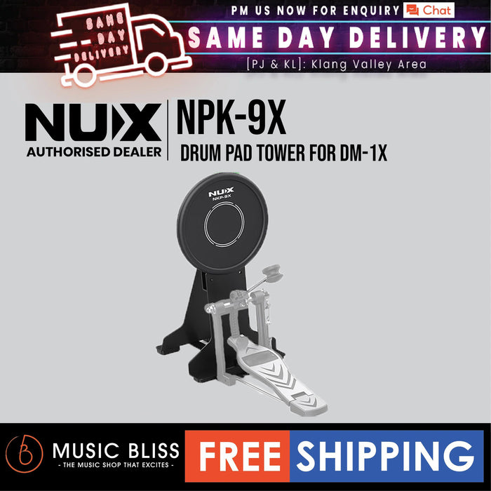 NUX NPK-9X Drum Pad Tower for DM-1X - Music Bliss Malaysia