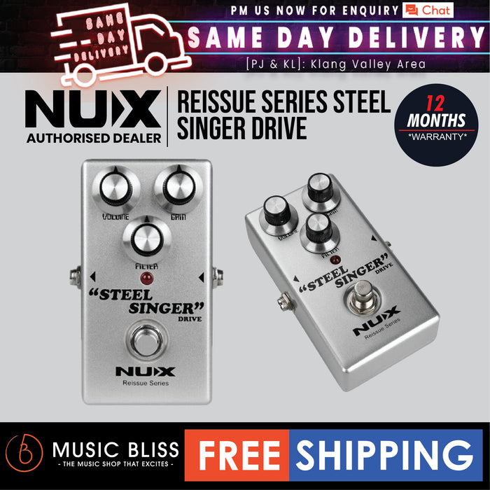 NUX Reissue Series Steel Singer Drive Pedal | Music Bliss Malaysia