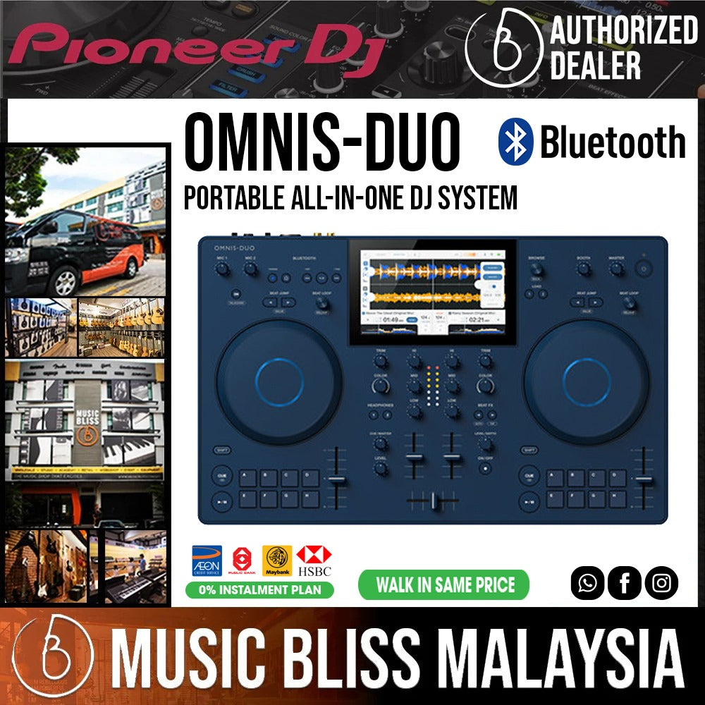 AlphaTheta Omnis Duo 2-deck Portable DJ System