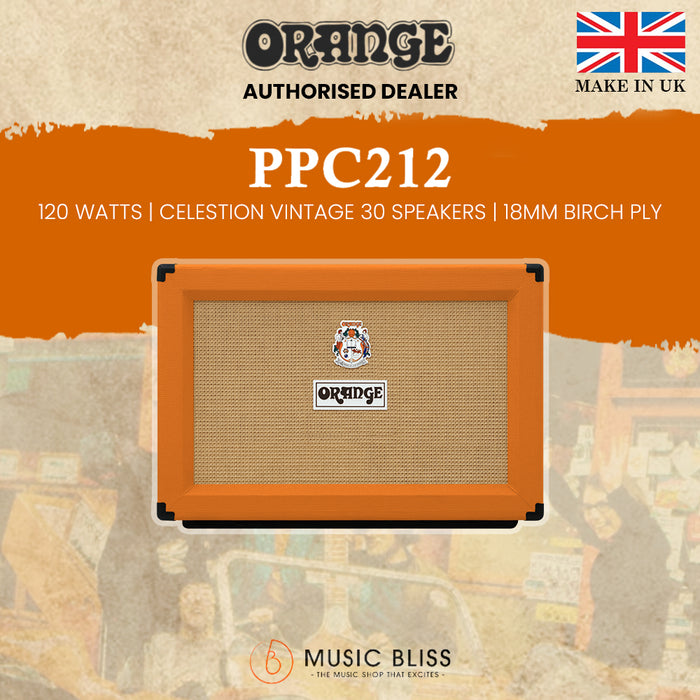 Orange PPC212 - 120-watt 2x12" Cabinet - Orange (Made in UK)