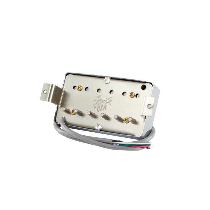 GIBSON ACCESSORIES 498T "HOT ALNICO" BRIDGE HUMBUCKING PICKUP - CHROME ...