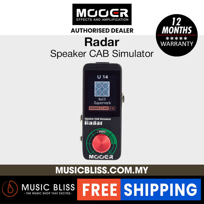Mooer Radar Speaker Cab Simulator Pedal