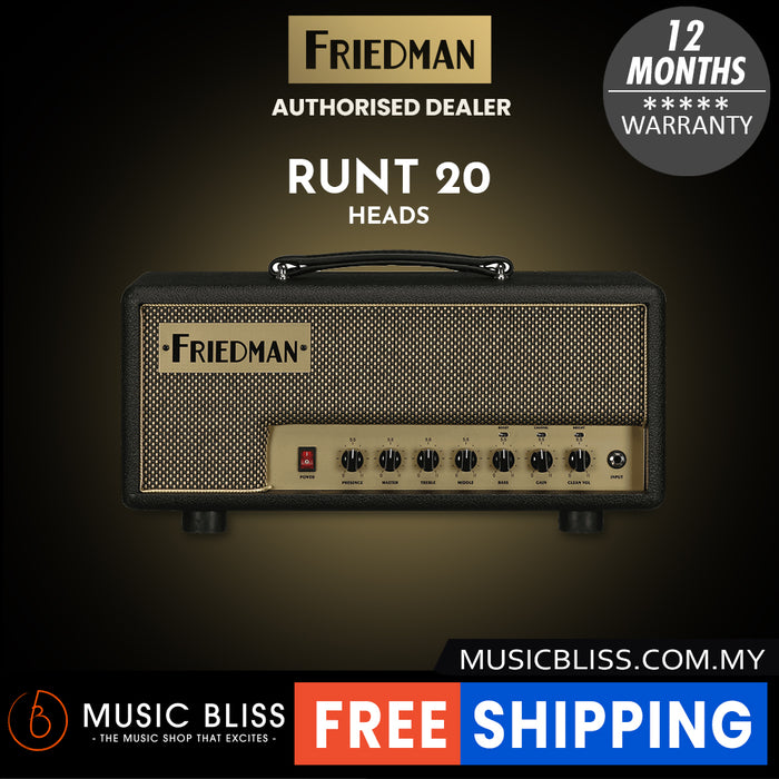 Friedman Runt-20 - 20-watt Tube Head