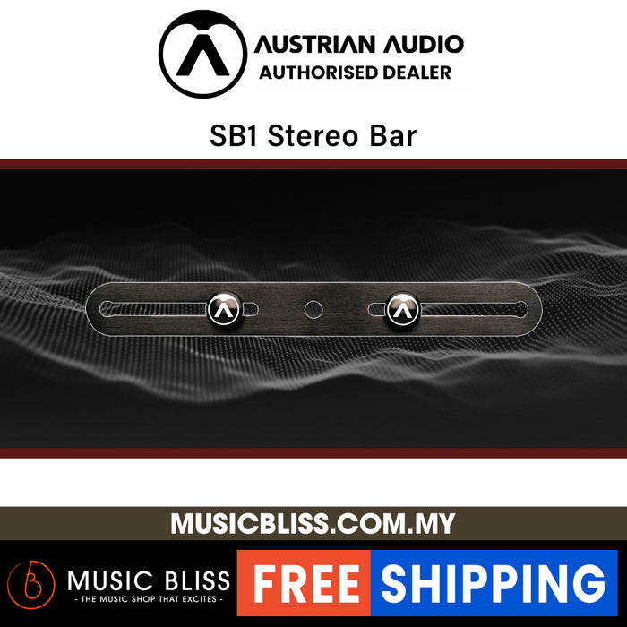 Austrian Audio SB1 STEREO BAR Dual Mounting Bar for 2 Austrian Audio Microphones for Stereo Recording - Music Bliss Malaysia