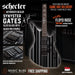 Schecter Synyster Gates Standard - Gloss Black w/Silver Pin Stripes [MII] - Music Bliss Malaysia