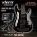 Schecter SGR C-7 Electric Guitar - Black - Music Bliss Malaysia