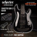 Schecter SGR C-7 Electric Guitar - Black - Music Bliss Malaysia