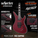 Schecter Avenger FR-S Special Edition Electric Guitar - Candy Apple Red - Music Bliss Malaysia