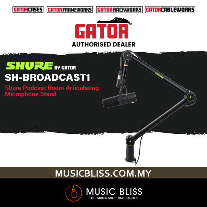 Shure by Gator Deluxe Articulating Desktop Mic Boom Stand