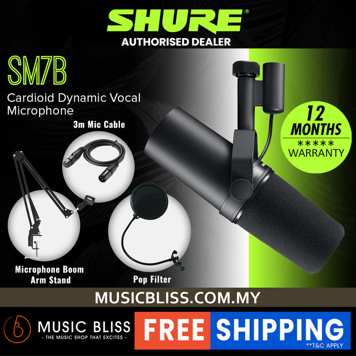 Shure SM7B Dynamic Vocal Microphone