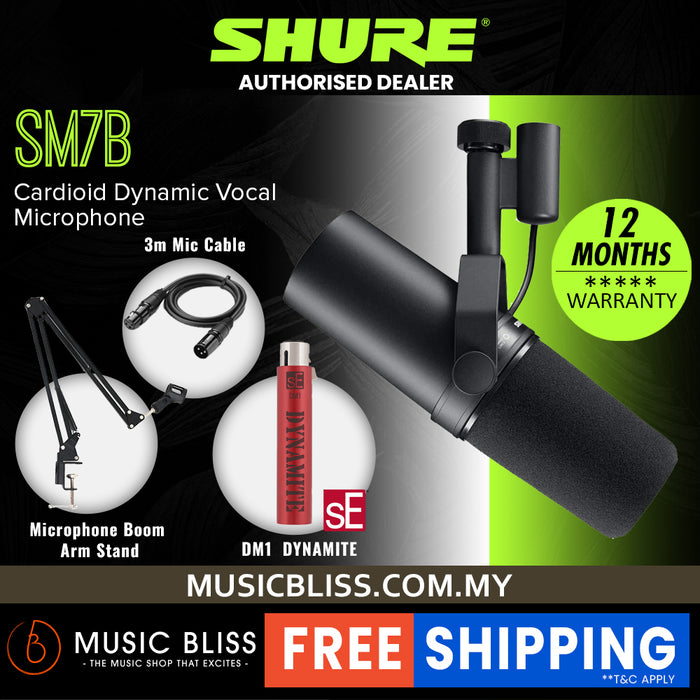 Shure SM7B Dynamic Vocal Microphone