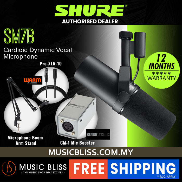 Shure SM7B Dynamic Vocal Microphone