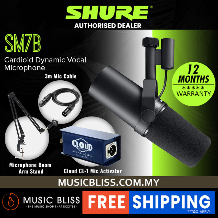 Shure SM7B Dynamic Vocal Microphone