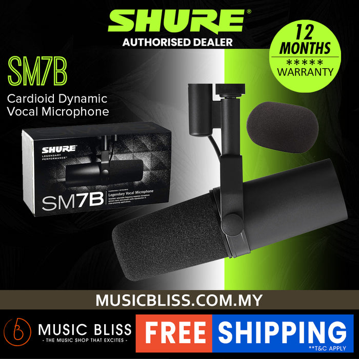 Shure SM7B Dynamic Vocal Microphone