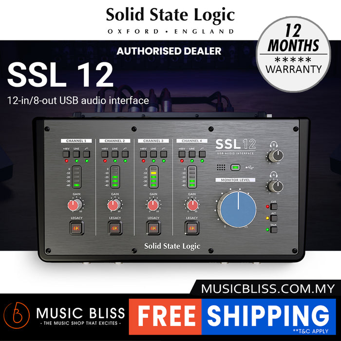 Solid State Logic SSL 12 USB Audio Interface