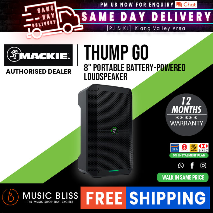 Mackie Thump GO Battery-powered Loudspeaker - Music Bliss Malaysia