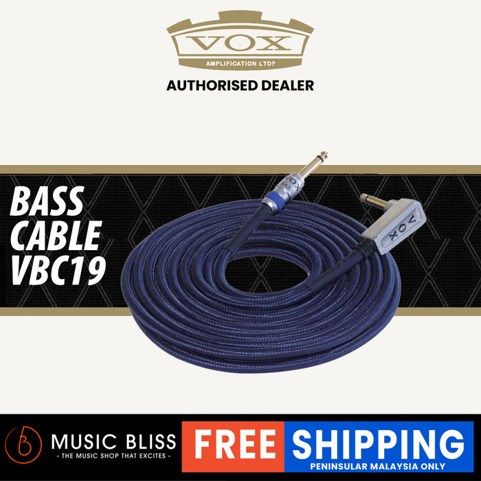 Vox VBC19 19ft Bass Instrument Cable