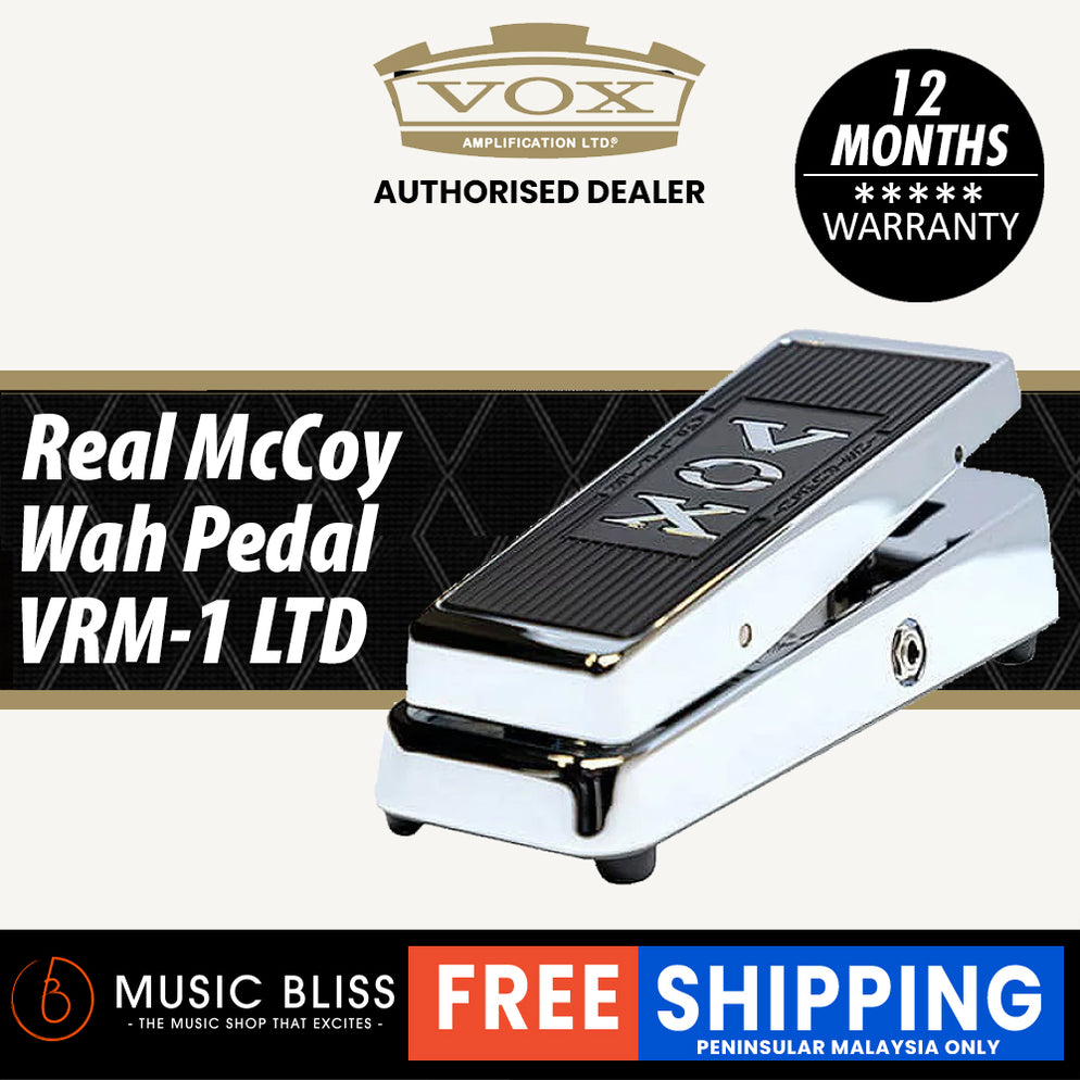 Vox The Real McCoy VRM-1 Limited-edition Wah Pedal - Silver | Music ...