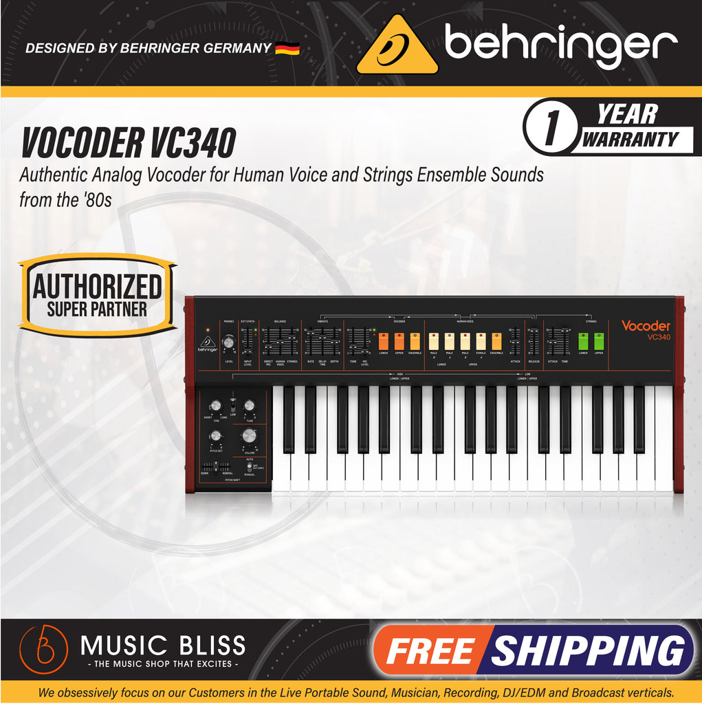 Vocoder 息苦しい VC340 behringer