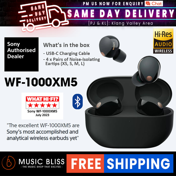 Sony WF-1000XM5 Wireless Noise-Cancelling Earbuds Review 2023