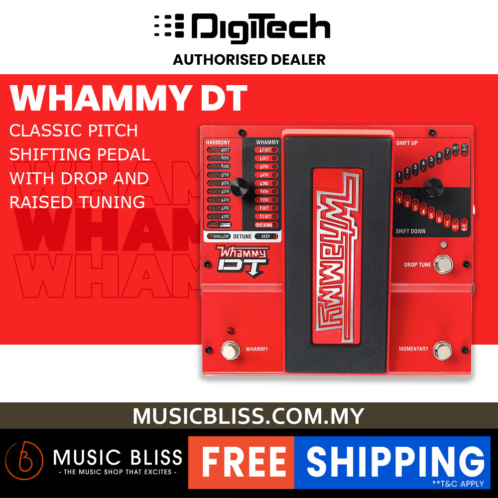 DigiTech Whammy DT Drop Tune Guitar Pedal | Music Bliss Malaysia