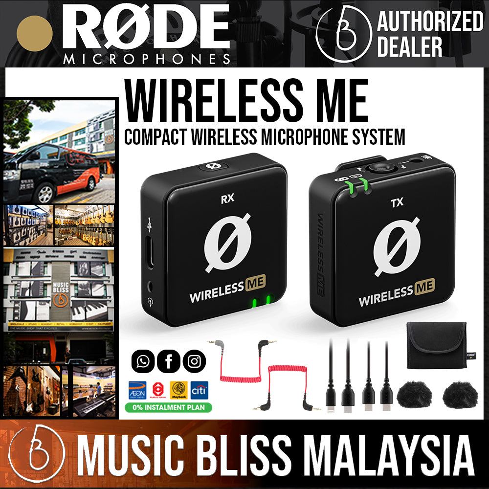  Rode Wireless Go - Compact Wireless Microphone System,  Transmitter and Receiver : Musical Instruments