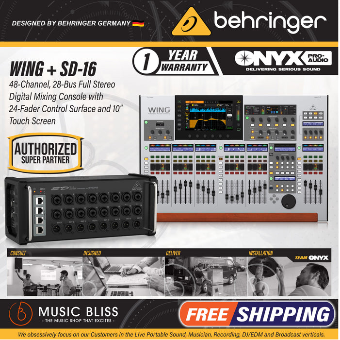 Behringer WING 48-channel Digital Mixer