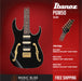 Ibanez Paul Gilbert Signature PGM50 Electric Guitar - Black - Music Bliss Malaysia