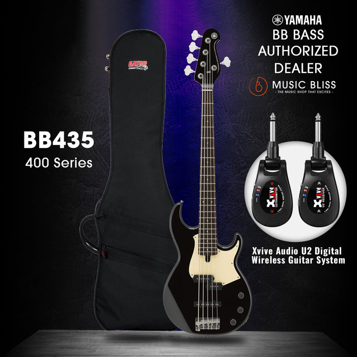 Yamaha BB435 5-string Electric Bass Guitar - Black